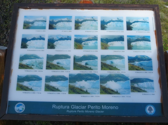Perito Moreno Glacier - Series of photos from March 2004 and the rupture of ice