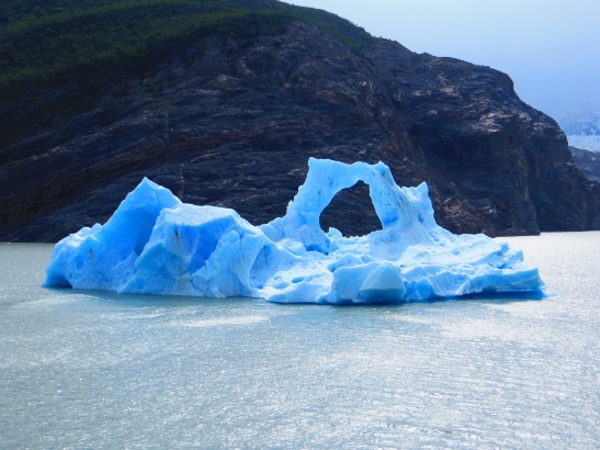 Huge floating iceberg from Glacier Grey