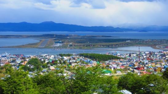 Scenic view of Ushuaia